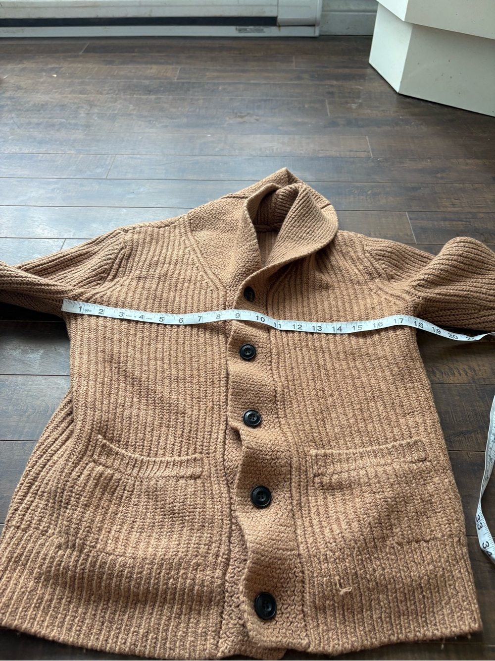 Faherty Heavy Knit Ribbed wool sweater - Picture 3 of 13